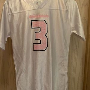 Girls 14/16 Seahawks Wilson #3 jersey pink